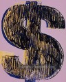 Signe du dollar 2 Andy Warhol